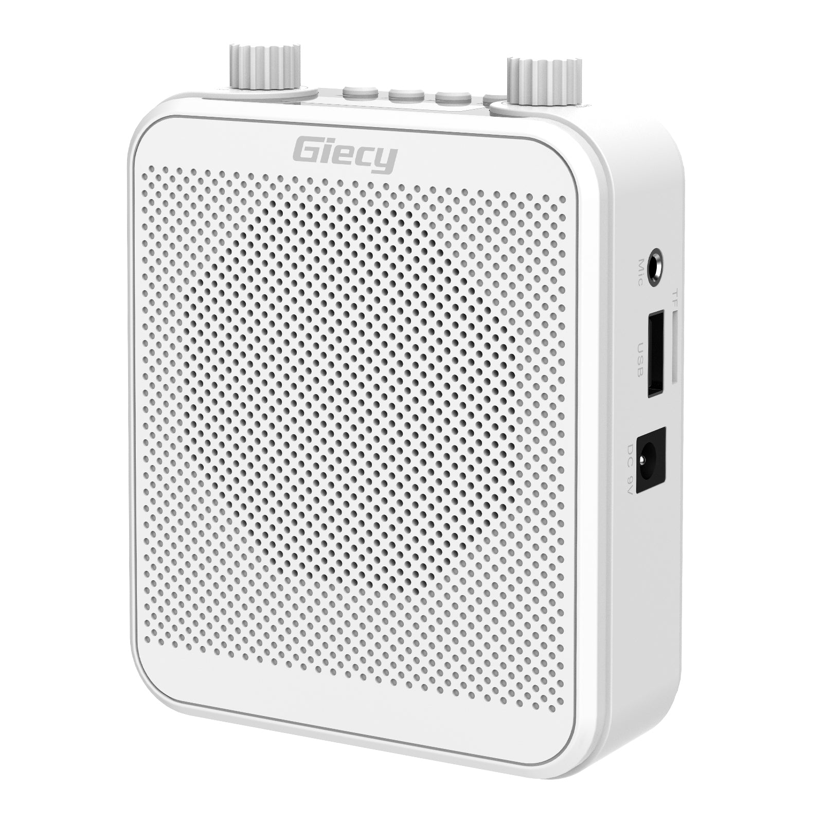 Giecy Voice Amplifier Portable Bluetooth 30W 2800mAh Rechargeable PA System Speaker for Multiple Locations Such as Classroom, Meetings and Outdoors(black/yellow/red)