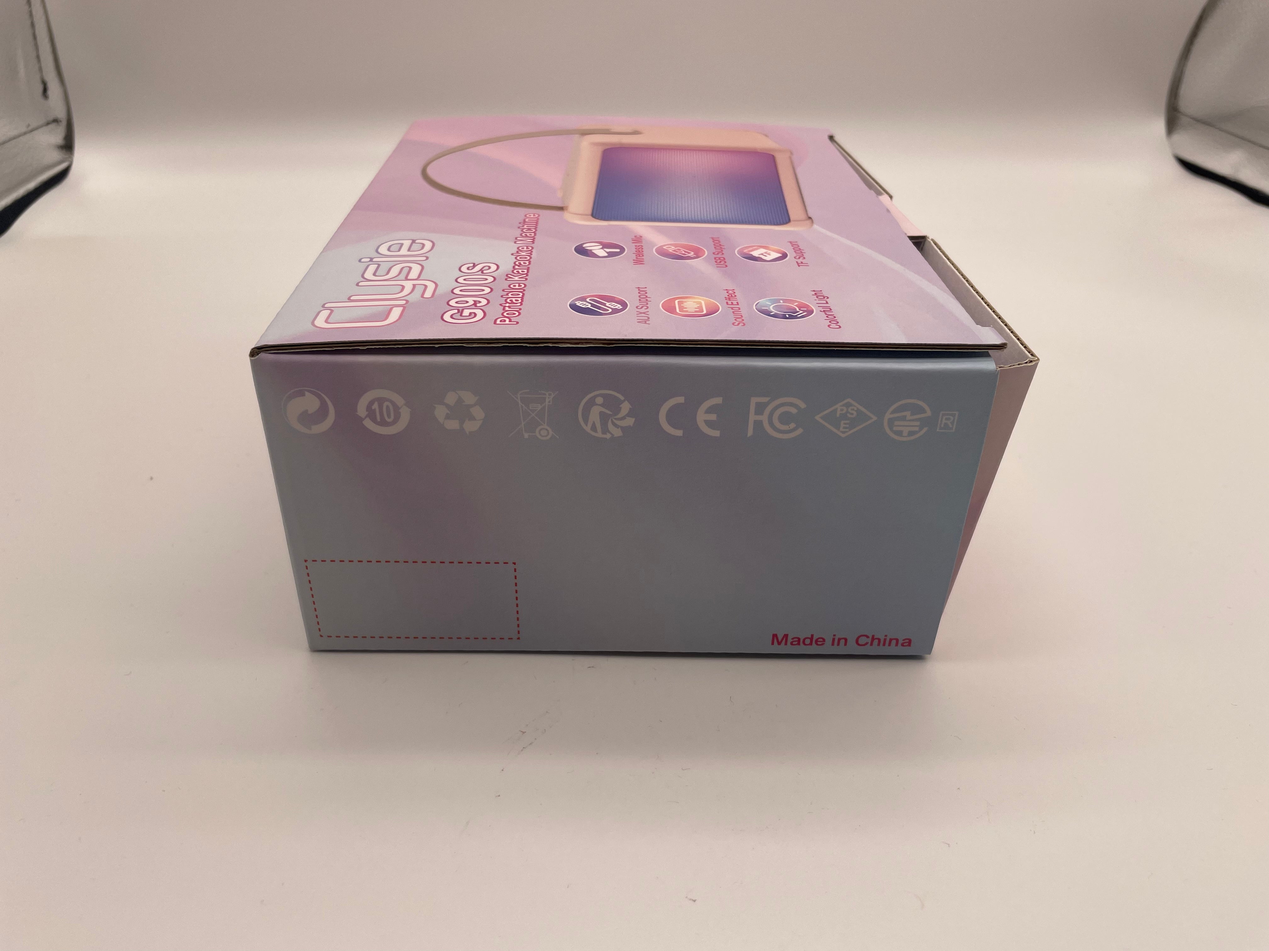Giecy Karaoke Machine for Kids, Mini Portable Bluetooth Karaoke Speaker with 2 Wireless Mics and Colorful Lights for Kids Adults, Gifts Toys for Girls Boys Family Home Party