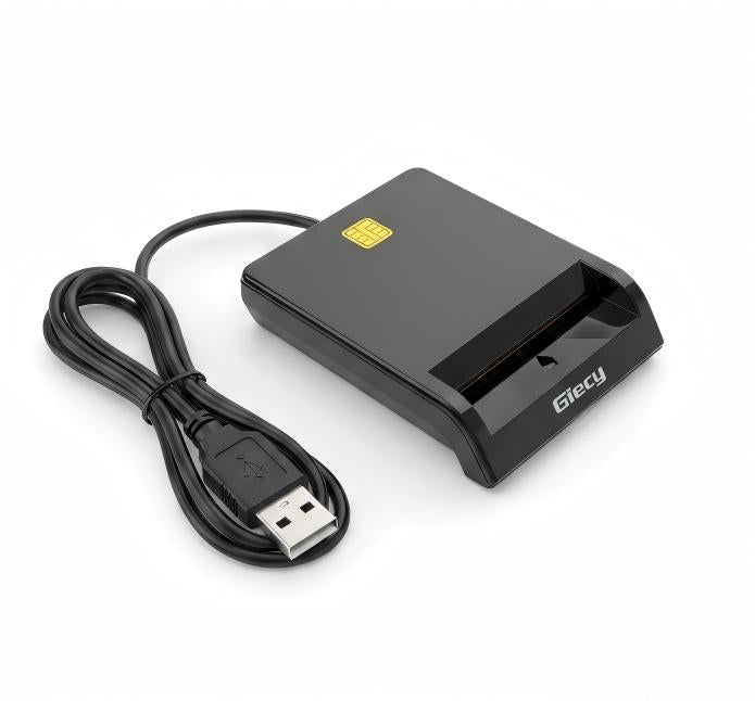 Giecy RFID Reader, Long Range High Frequency RFID Card Reader, USB Wired for PC Laptop, Read/Write for Library Inventory Access Control System
